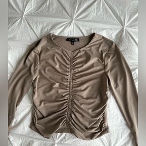 long sleeve dynamite crop top